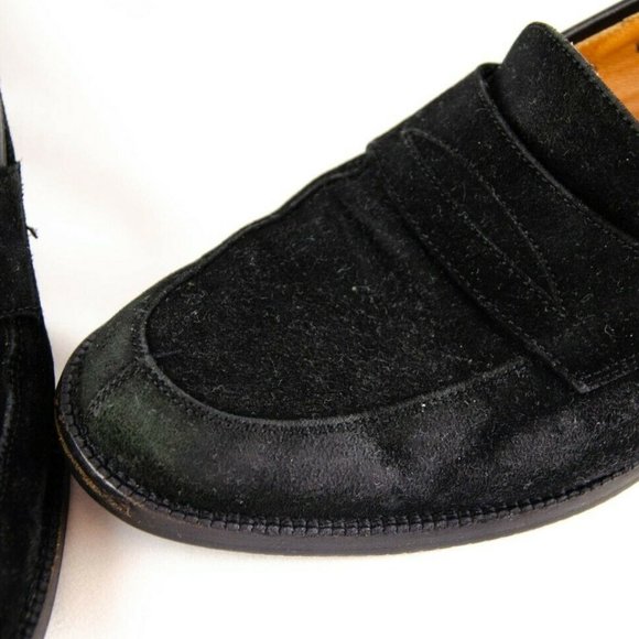 Salvatore Ferragamo Sport Suede Heeled Loafer 6 - Picture 10 of 11